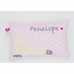 Namenskissen Taufkissen Kuschelkissen Kindergartenkissen Geburtsgeschenk  Ente Entchen