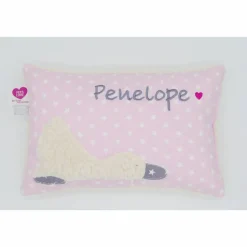 Namenskissen Taufkissen Kuschelkissen Kindergartenkissen Geburtsgeschenk  Ente Entchen