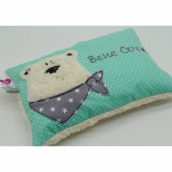 Namenskissen Taufkissen Kuschelkissen Kindergartenkissen Geburtsgeschenk Bär Eisbär Kuschelbär