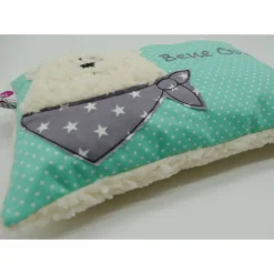 Namenskissen Taufkissen Kuschelkissen Kindergartenkissen Geburtsgeschenk Bär Eisbär Kuschelbär