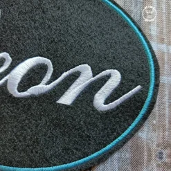 Namenspatch XXL für Schultüten mit Wunschnamen in schwarz oder weiß