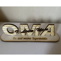 Namensschild zum Stellen