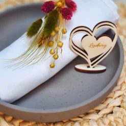 Namensschilder Hochzeit | Holz Tischdeko Hochzeit | Personalisierte Dekoration | Hochzeit Tischkarte | Gastgeschenk