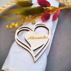 Namensschilder Hochzeit | Holz Tischdeko Hochzeit | Personalisierte Dekoration| Hochzeit Tischkarte | Gastgeschenk