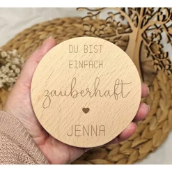 Naschglas " Du bist toll " personalisiert, Vorratsglas Geschenk Freundin, Glas, Geldgeschenk, Gutscheinverpackung