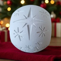 Neuschwanstein Windlicht Kugel – Magische 3D-gedrucktes Weihnachtsdekolicht