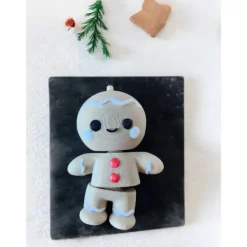 Niedliche 3D-gedruckte Weihnachtsfiguren – Baumschmuck & Geschenkidee