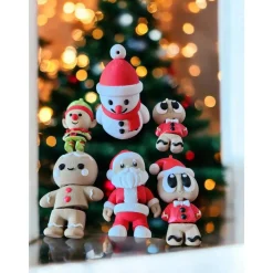 Niedliche 3D-gedruckte Weihnachtsfiguren – Baumschmuck & Geschenkidee