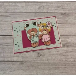 Niedliche Grußkarten / Glückwunschkarten für Kinder zum Geburtstag, für Mädchen & Jungen, Katzen & Hunde, Handarbeit