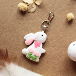 Niedlicher Hasen Anhänger mit Geschenkkarte – Perfekte Kleinigkeit fürs Osternest