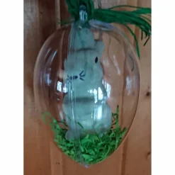 Niedliches Acryl-Ei mit Häschen