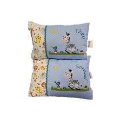 Niedliches kleines Zebra & Name - Geburt, Taufe, personalisierte Kissen, Kindergarten, Geschenk zur Geburt