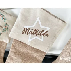 Nikolaus | Nikolausstiefel | Personalisiert | Nikolausgeschenk | Jute | Hund | Katze | Geschenk zum Nikolaus