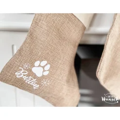 Nikolaus | Nikolausstiefel | Personalisiert | Nikolausgeschenk | Jute | Hund | Katze | Geschenk zum Nikolaus