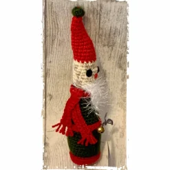 Nikolaus / Weihnachtsmann "Bob" in liebevoller Handarbeit hergestellt - ca. 21 cm hoch - gehäkelt!