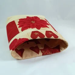 Nikolausbeutel, Weihnachtsutensilo, Stoffkörbchen