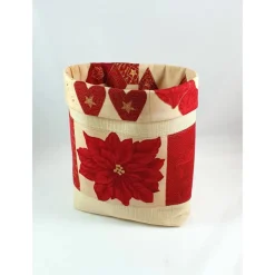 Nikolausbeutel, Weihnachtsutensilo, Stoffkörbchen