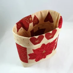 Nikolausbeutel, Weihnachtsutensilo, Stoffkörbchen