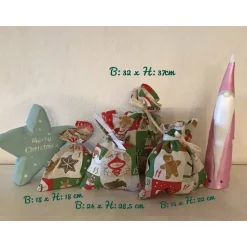 Nikolausbeutel Weihnachtsbeutel  Geschenksäckchen Unikat - Kalender