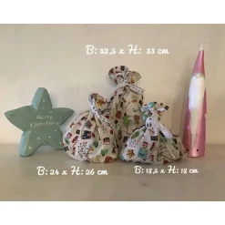 Nikolausbeutel Weihnachtsbeutel  Geschenksäckchen Unikat - Nußknacker