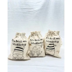 Nikolausbeutel  Wichtelbeutel Weihnachtgeschenk Du bist mir Wichtelig Weihnachten Geschenk Geschenkverpackung