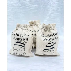 Nikolausbeutel  Wichtelbeutel Weihnachtgeschenk Du bist mir Wichtelig Weihnachten Geschenk Geschenkverpackung