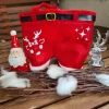 Nikolaushose Mini personalisierbar | Weihnachtsmann Hose als Geschenkverpackung | Lustige Nikolaus Geschenkidee für Kind
