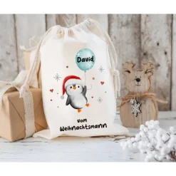Nikolaussack, Geschenke Kinder personalisiert mit Name, Nikolausgeschenk, Tasche, Nikolausbeutel Weihnachten