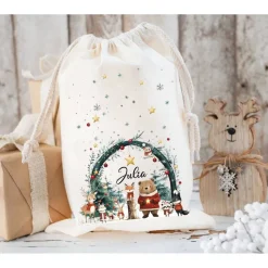 Nikolaussack, Geschenke Kinder personalisiert mit Name, Nikolausgeschenk, Tasche, Nikolausbeutel Weihnachten
