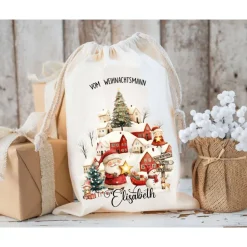 Nikolaussack, Geschenke Kinder personalisiert mit Name, Nikolausgeschenk, Tasche, Nikolausbeutel Weihnachten