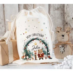 Nikolaussack, Geschenke Kinder personalisiert mit Name, Nikolausgeschenk, Tasche, Nikolausbeutel Weihnachten