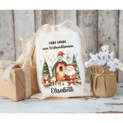 Nikolaussack, Geschenke Kinder personalisiert mit Name, Nikolausgeschenk, Tasche, Nikolausbeutel Weihnachten