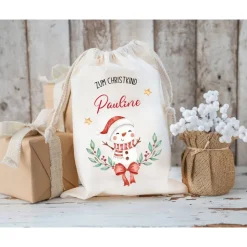 Nikolaussack, Weihnachtssäckchen personalisiert mit Name, Nikolausgeschenk, Tasche, Nikolausbeutel Weihnachten