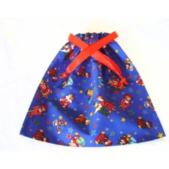 Nikolaussäckchen in blau mit süßen Teddybärmotiven - 1 - genäht von Hobbyhaus