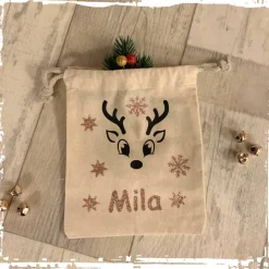 Nikolaussäckchen personalisiert | Geschenkbeutel Weihnachten | Nikolaussack mit Namen