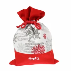Nikolaussäckchen Schneeflocke mit Namen - Dekoration zu Weihnachten oder Advent Alternative Nikolaustiefel Nikolaussack