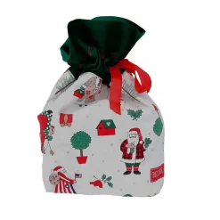 Nikolaussäckchen, Stoffsäckchen, Geschenkeverpackung aus Stoff