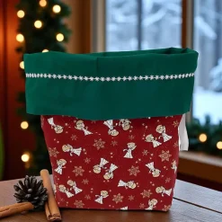 Nikolaussäckchen, Stoffsäckchen, Geschenkeverpackung aus Stoff