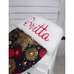 Nikolaussocke oder Highheel mit deinem Wunschtext