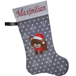 Nikolausstiefel Bär mit Namen