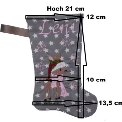 Nikolausstiefel Fuchs mit Namen