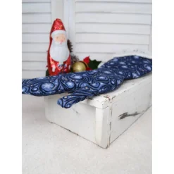 Nikolausstiefel High Heel aus Stoff personalisiert