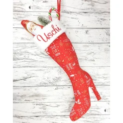 Nikolausstiefel inkl. Name Nikolaushighheel High Heel Weihnachtsstiefel