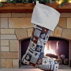 Nikolausstiefel, Kaminsocke zum befüllen und aufhängen