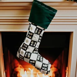 Nikolausstiefel, Kaminsocke, befüllbarer Nikolaus Stiefel zum Aufhängen