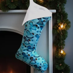 Nikolausstiefel, Kaminsocke, befüllbarer Nikolaus Stiefel zum Aufhängen