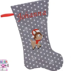 Nikolausstiefel mit Name Johanna bestickt