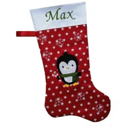 Nikolausstiefel Pinguin mit Namen