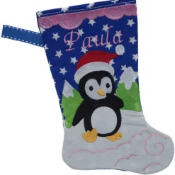 Nikolausstiefel Pinguin mit Namen