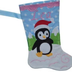 Nikolausstiefel Pinguin mit Namen